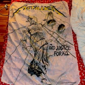 1998 Vintage Metallica and Justice for All Tapestry